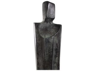 Howard Elliott Textured Aged Black Male Fortitude Sculpture
