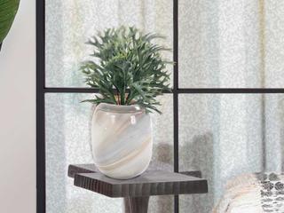 Howard Elliott Sand Art Glass Vase