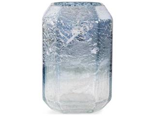Howard Elliott Lonsdale Iridescent Blue Silver Vase