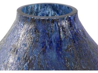 Howard Elliott Zynsky Azure Blue Art Glass Vase