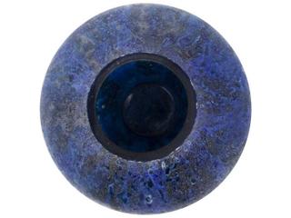 Howard Elliott Zynsky Azure Blue Art Glass Vase