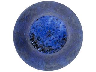 Howard Elliott Zynsky Azure Blue Art Glass Vase