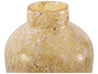 Howard Elliott Zynsky Amber Art Glass Vase
