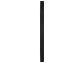 Howard Elliott Steele Brushed Black Round Wall Mirror