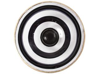 Howard Elliott Vector Pedestal Glass Decorative Bowl