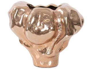 Howard Elliott Teresina Gold Aluminum Vessel