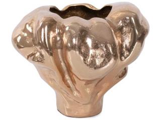 Howard Elliott Teresina Gold Aluminum Vessel