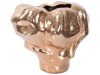 Howard Elliott Teresina Gold Aluminum Vessel
