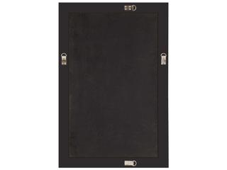 Howard Elliott Queen Ann Antique Black Rectangular Wall Mirror