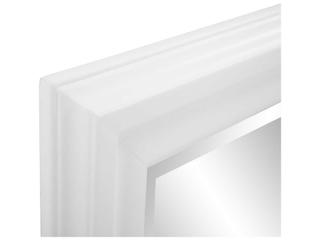 Howard Elliott George Matte White Rectangular Wall Mirror