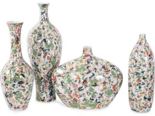 Howard Elliott Jardin Colore' Multicolored Vase