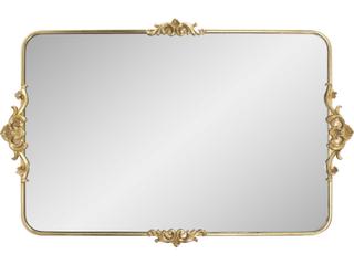 Howard Elliott Wanstead Park Gold Rectangular Wall Mirror