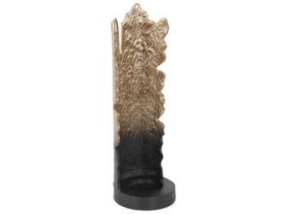 Howard Elliott Situ Faux Bois Burnished Bronze Candle Holder