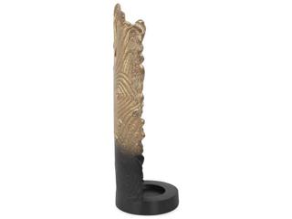 Howard Elliott Situ Faux Bois Burnished Bronze Candle Holder