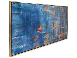 Howard Elliott Caribbean Sea #2 Hand Painted Canvas Wall Art