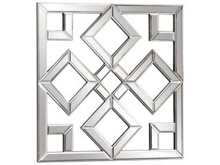 Howard Elliott Moira Silver Square Wall Mirror