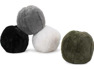 Howard Elliott Angora Ebony Pillow