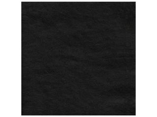 Howard Elliott Outdoor Universal Atlantis Black Fabric Cushion Ottoman