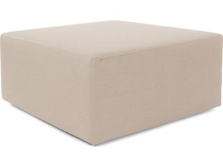 Howard Elliott Outdoor Universal Seascape Sand Fabric Cushion Ottoman