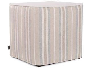 Howard Elliott Dune No Tip Ottoman with Dune Sand Olefin Cushion