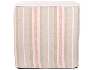 Howard Elliott Outdoor No Tip Dune Terra Fabric Cushion Ottoman