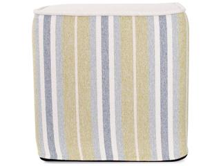 Howard Elliott Outdoor No Tip Dune Moss Fabric Cushion Ottoman