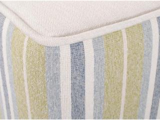 Howard Elliott Outdoor No Tip Dune Moss Fabric Cushion Ottoman