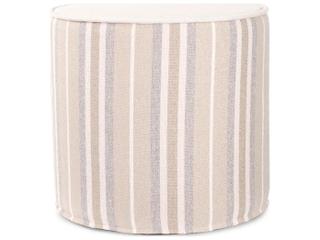Howard Elliott Outdoor No Tip Dune Sand Fabric Cushion Ottoman