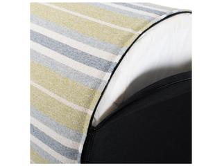 Howard Elliott Outdoor No Tip Dune Moss Fabric Cushion Ottoman