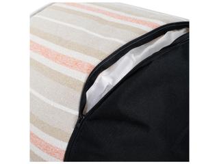 Howard Elliott Outdoor Dune Terra Fabric Cushion Ottoman