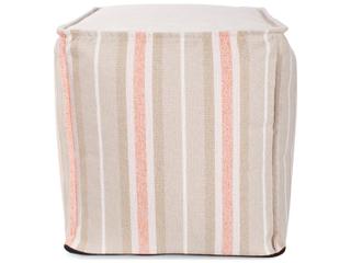 Howard Elliott Outdoor Dune Terra Fabric Cushion Ottoman