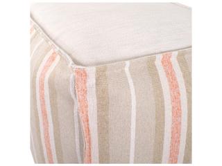 Howard Elliott Outdoor Dune Terra Fabric Cushion Ottoman