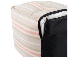 Howard Elliott Outdoor Dune Terra Fabric Cushion Ottoman