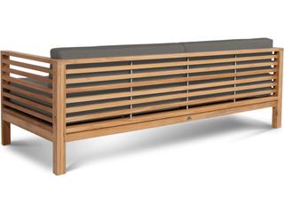 HiTeak Summer Wood Charcoal Teak Cushion Sofa