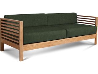 Summer Wood Jungle Teak Cushion Sofa