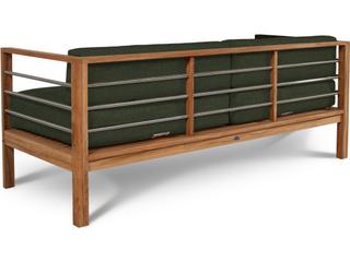 HiTeak Soho Wood Jungle Teak Cushion Sofa