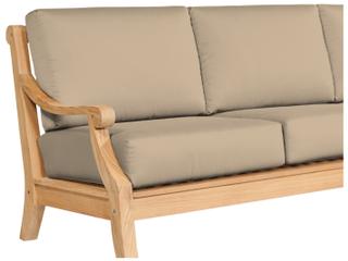 HiTeak Sonoma Wood Fawn Teak Cushion Sofa