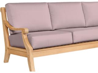HiTeak Sonoma Wood Pink Teak Cushion Sofa