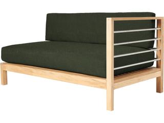 Soho Wood Jungle Teak Cushion Sofa