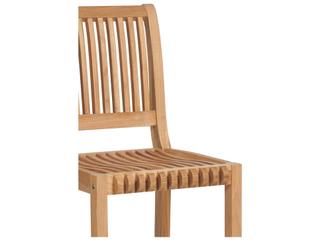 HiTeak Palm Wood Teak Bar Stool