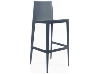 Bellini Dark Grey Recycled Plastic Bar Stool - Pack of 2