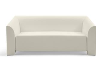 MB2 Loveseat Sofa Polyethylene in White