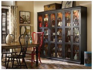 Hooker Furniture Sanctuary Hardwood Black Display Cabinet