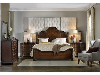Hooker Furniture Leesburg 10-Drawers Brown Mahogany Wood Double Dresser