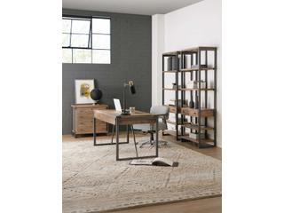 Hooker Furniture Gray Natural Wood Brown Mango Secretary Desk