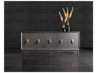 Hooker Furniture Melange 90" Oak Wood Dark Media Console