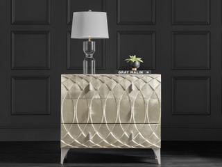 Hooker Furniture Melange 3-Drawers Silver Mango Wood Accent Chest