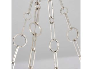 Hudson Valley Kirby 1-Light Polished Nickel White LED Round Chandelier