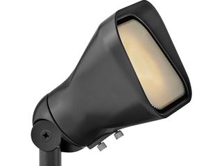 Accent Flood 1-Light Outdoor Spot Light in Satin Black
