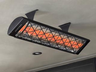 Infratech Motif Dual Element Stainless Steel Outdoor Heater Black 39 Inches Wide 4000 Watt 240 Volt Contemporary